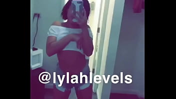 LylahLevels feeling herself while she gets ready for work