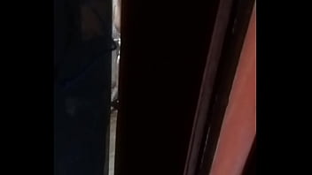 Flashing girl in toilet