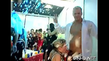 Wild studs and chicks are having non-stop jamming session