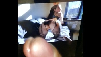 Esadora'_s ass sprayed with huge load of daddy'_s musky cum