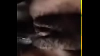 Closeup - Ebony Hairy Pussy Getting Rammed