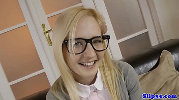 Smalltitted teen gets jizzed by old man