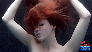 Elle Alexandra is Elle'_Agant Red Underwater