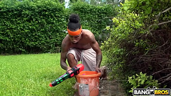 Poolside Games with Busty Victoria