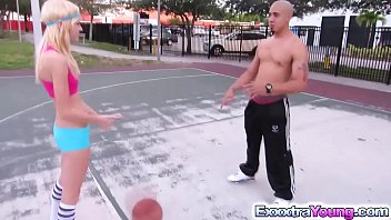 Tiny blonde Chloe Foster gets a hot fuck with Bruno