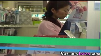 Asian babe masturbates