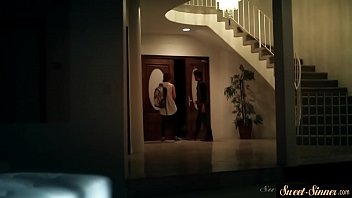 Glam teen cant get enough of stepbros cock