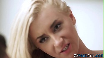 Foot fetish blonde tugs