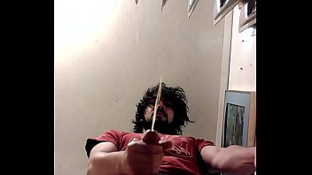 beautiful guy cumming on camera screen