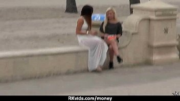 Sexy natural chick trades cash for some rough sex 11