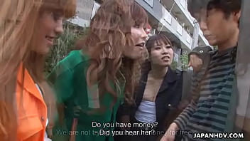 Asian thug bitches having their way with the nerd