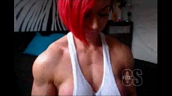 Brooke Black Hot muscular redhead