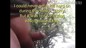 Daylight jacking off-front and back yards