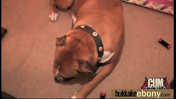 Ebony Babe Sucks Group Of White Guys 1