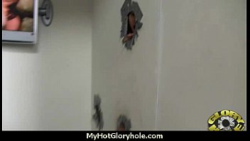 Black babe suck in a gloryhole 21