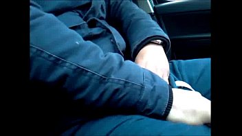 Me playing with my cock on public parking