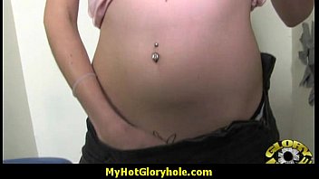 I sneak Black BJ as I fuck husband thrue gloryhole 2
