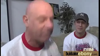 Ebony Babe Sucks Group Of White Guys 9