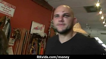 Sexy wild chick gets paid to fuck 6