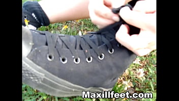 Smelly feet &_ socks of Maxine