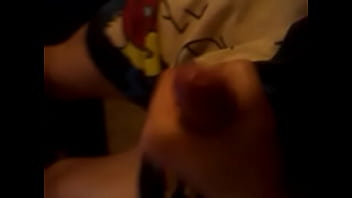 Hot guy jerks off and cums