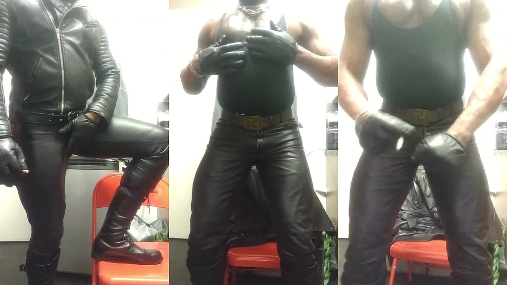 leather smoke & nipple play show