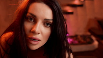 The burglar was caught by the sexy landlady. Had to make a deal...