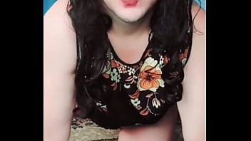 4K Shemale Cute Sissy Crossdresser 3 Hot Dresses White Gay Boy Slut Twink Big Butt Big Ass