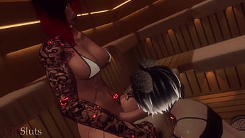 VIPSluts - Cute FEMBOY Gets His BUSSY Ripped By Gym FUTANARI Trainer