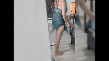 Pretty girl dances in lingerie. You won'_t believe what happens next!&quot_