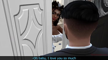 The sims 4 bride cheats on her husband in front of him at wedding