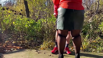 Mother-in-law loves holding my dick outside when I pee