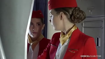 Elena Koshka steawrdess - what is the other girl&#039_s name?