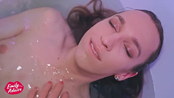 relaxing in the bathtub &ndash_ with my 19 inch dildo!