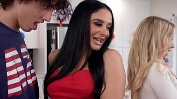 Sexy Big tit Step Milfs fuck their Lucky Stepsons