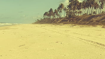 Nudist Beach - Dan naked and hard jerking off on the beach teaser