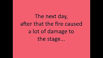 Young show girl beg for pardon...