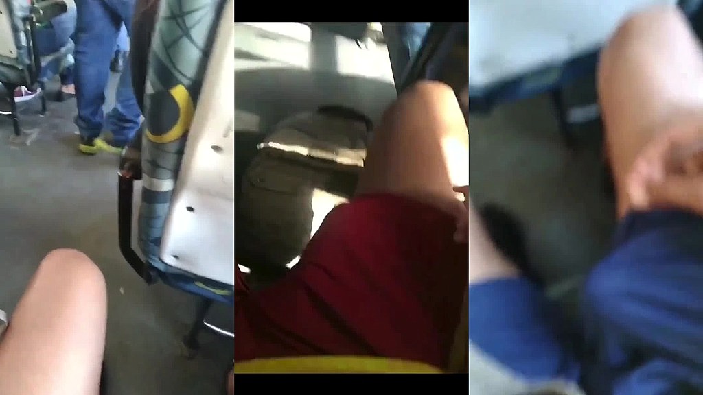 me masturbando no transporte publico do lado de desconhecidos