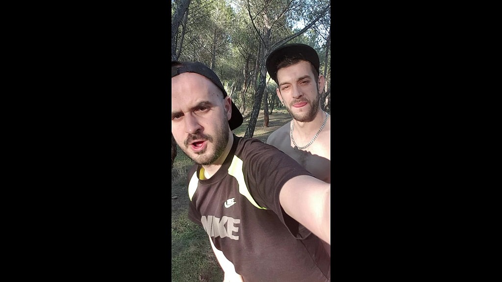 fucking outdoor with people watching us around