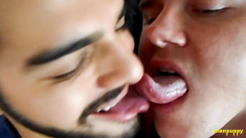 Leo Blue Throats Sebastian Cums With His Long Tongue