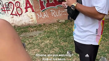 I offer money to Colombian milf to suck my cock in the street - Silvana Lee &amp_ Milan Rodriguez