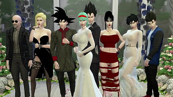 El Matrimonio de Bulma Episodio 1 Bulma Deliciosa Esposa se Casa con su Amado Marido pero es Chantajiada por el Maestro y es Follada por unos Negros el dia de su Boda Netorare Hentai