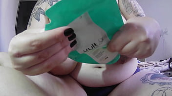 lotion on my huge tits