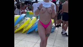 I may or may not have done a wet t-shirt contest ?