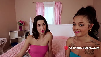 Teen step Sisters Help Their Old Man Go Through Divorce - Kyle Rocket, Riley Reid, Jack Vegas