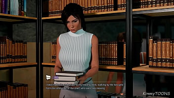 Lora Croft Adventures - Librarians Pussy she'_s not wearing panties