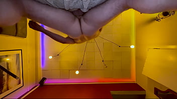 Lay under me and watch me fuck until I pull out and cum all over you!