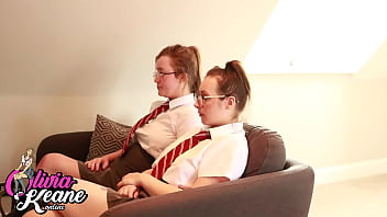 Teen Gets Railed Behind Her Twin'_s Back