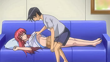 Hentai - Touching my step Sister'_s Tits While She Rests [Subtitled]