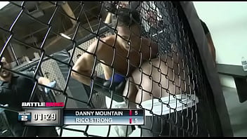 Stacy Adams Hops On The Winners Cock In The MMA Cage And Swallows His Cum
